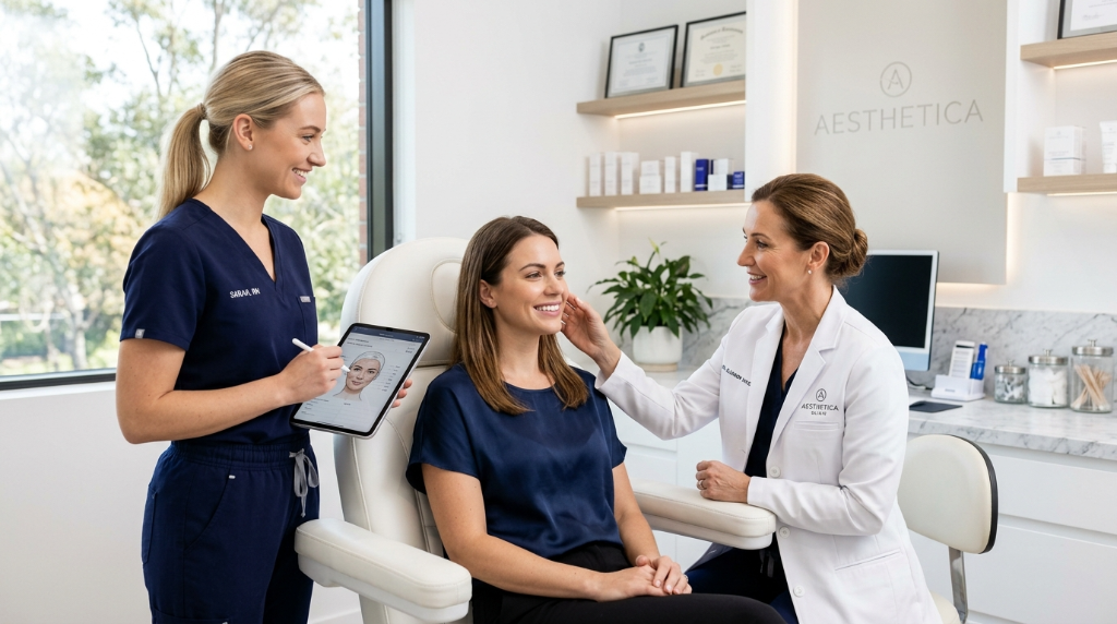 Lavoro Laser — Beautiful woman at Walnut Creek Medical Spa consultation