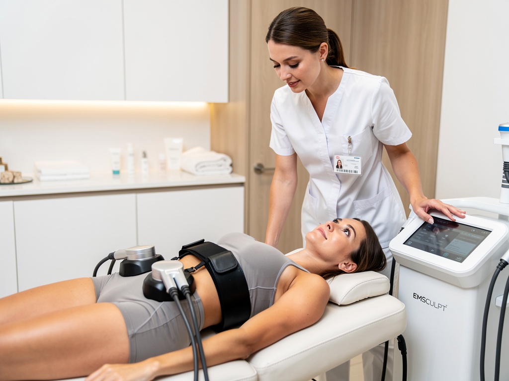 EMSCULPT muscle toning treatment at Lavoro Laser Walnut Creek